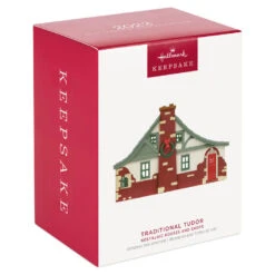 Hallmark Nostalgic Houses And Shops Traditional Tudor 2023 Ornament -Hallmark Sales Store Tudor House Keepsake Ornament 2399QXR8129 04