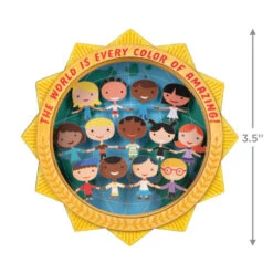 Hallmark UNICEF Every Color Of Amazing Papercraft Ornament -Hallmark Sales Store UNICEF Children of World Keepsake Ornament 1999QXI7497 03