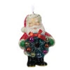 Hallmark Jolly Santa Porcelain Special Edition Ornament 13 Hallmark Jolly Santa Porcelain Special Edition Ornament -Hallmark Sales Store Vintage Jolly Santa With Wreath Keepsake Ornament 2499QXT4113 01