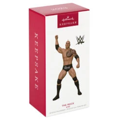 Hallmark WWE The Rock Ornament -Hallmark Sales Store WWE Dwayne The Rock Johnson Keepsake Ornament 1999QXI7199 04