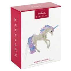Hallmark Majestic Unicorn Ornament -Hallmark Sales Store White Blue and Purple Unicorn Keepsake Ornament 1799QGO2717 04