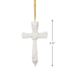 Hallmark Never Failing Love Porcelain Ornament 8 Hallmark Never Failing Love Porcelain Ornament -Hallmark Sales Store White Porcelain Cross Keepsake Ornament 1799QHX3047 03