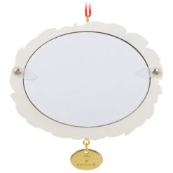 Hallmark A Beautiful Year 2023 Metal Photo Frame Ornament -Hallmark Sales Store White Wreath Picture Frame Keepsake Ornament 1999QGO2617 06