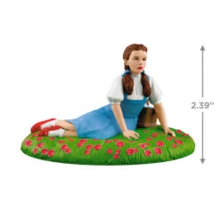 Hallmark The Wizard Of Oz™ Under The Poppies' Spell Ornament 8 Hallmark The Wizard Of Oz™ Under The Poppies' Spell Ornament -Hallmark Sales Store Wizard of Oz Dorothy in Poppies Keepsake Ornament 2199QXI6107 03