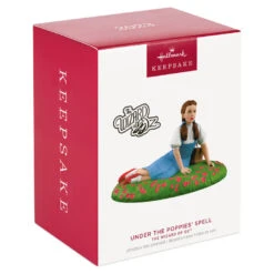 Hallmark The Wizard Of Oz™ Under The Poppies' Spell Ornament 9 Hallmark The Wizard Of Oz™ Under The Poppies' Spell Ornament -Hallmark Sales Store Wizard of Oz Dorothy in Poppies Keepsake Ornament 2199QXI6107 04