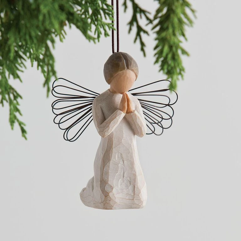 Willow Tree® Angel Of Prayer Ornament 2 Willow Tree® Angel Of Prayer Ornament - Image 2