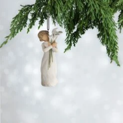 Willow Tree® Beautiful Wishes Ornament -Hallmark Sales Store willow tree beautiful wishes ornament root 27470 1470 3